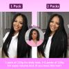 IDN BEAUTY Seamless Clip In Hair Extensions Human Hair, Straight 18 Inch 110g 7pcs Natural Black Real Virgin Human Hair Seamless Clip Ins For Black Women PU Weft Invisible Edge view 4