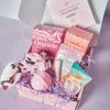 Besti First Period Kit for Girls (Ages 9-12) | Organic Pads & Liners, Pimple Patches, Bath Bomb, Lip Balm, Spa Headband & First Period Guide | Self-Care Gift Box for Teens  Menstrual Starter Kit view 2