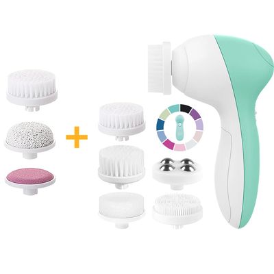 Bundle of Facial Cleansing Brush Opal and 3 Extra Replacement Heads