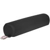 MASTER HEALTH PRODUCT Massage Bolster,Pillow Cushion Pillow, PU Upholstery, 100% Memory Foam, for Massage/Spa/Beauty/Tattoo/Back Pain Relief (Black, 6" 3/4-round) view 1