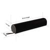 MASTER HEALTH PRODUCT Massage Bolster,Pillow Cushion Pillow, PU Upholstery, 100% Memory Foam, for Massage/Spa/Beauty/Tattoo/Back Pain Relief (Black, 6" 3/4-round) view 2