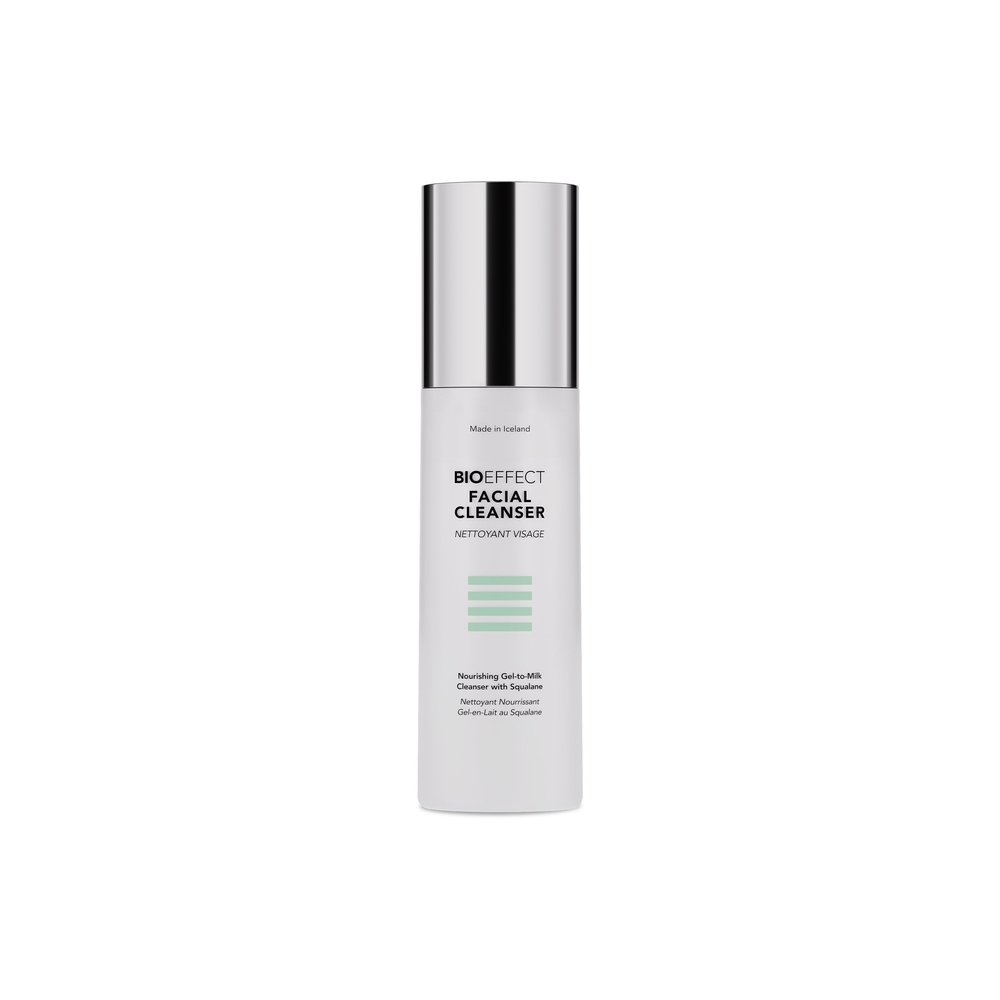 Bioeffect Facial Cleanser, Gel-to-Milk Face Wash & Gentle Makeup Remover with Moisturizing Squalane