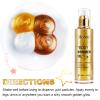 Body Shimmer Oil 100ml, Moisturizing Long Lasting Body Luminizer Face Brightener, Waterproof Liquid Illuminator, Shimmer Glow Highlighter Summer Glowing Tan Makeup (#02 Gold) view 2