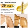 Body Shimmer Oil 100ml, Moisturizing Long Lasting Body Luminizer Face Brightener, Waterproof Liquid Illuminator, Shimmer Glow Highlighter Summer Glowing Tan Makeup (#02 Gold) view 4