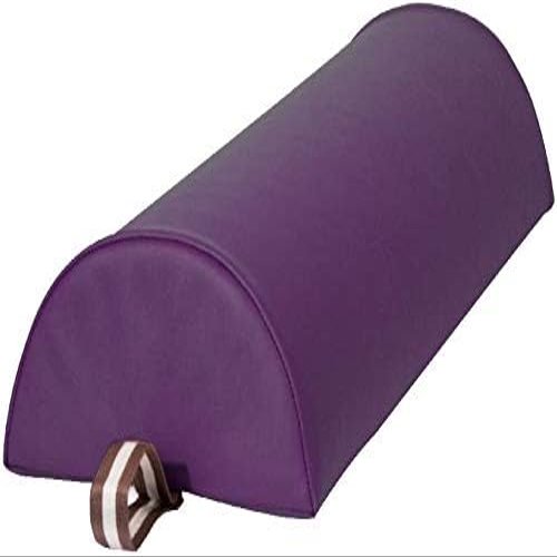 MASTER HEALTH PRODUCT Massage Tables Half Round Bolster Pillow - Durable Soft Semi-Round Massage Pillow Cushion with 100% PU Leather (Purple, 9" Semi-Round Bolster)