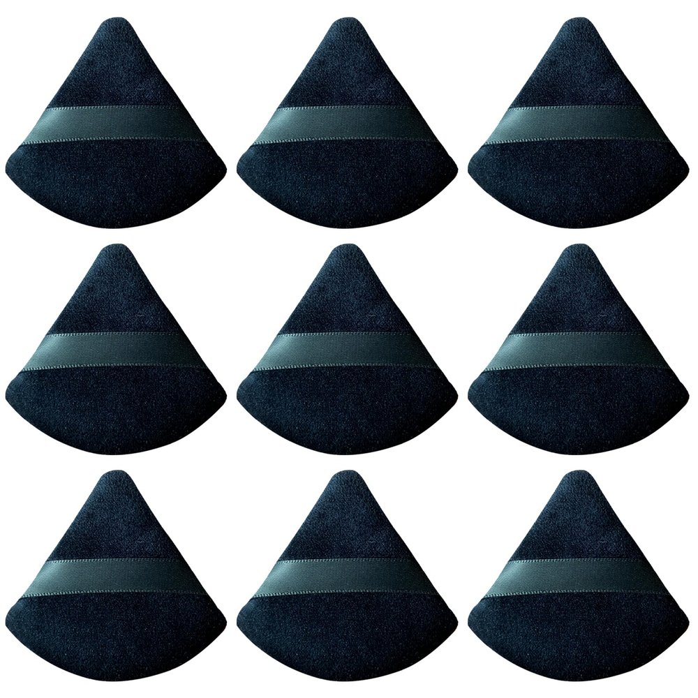 9 pcs Powder Puff Face Makeup Sponge:Powder Puff Face Triangle for Loose Powder Cosmetic Foundation makeup puff