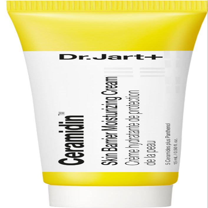Dr.Jart+ Ceramidin Skin Barrier Korean Face Cream Moisturizer with Ceramides and Panthenol | Korean Skin Care | Travel Size, 0.5 Fl Oz