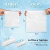 Breeze forest Disposable Face Towel XL, 100 Pcs Ultra Soft Biodegradable Facial Wipes, 9.8" X 11" Extra Large Dry Face Tissues, Makeup Remover Clean Cloths for Sensitive Skin view 3