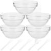 Beaupretty Facial Mask Mixing Bowls Set with Spatula Stick 5Pcs Clear Plastic Diy Spa Beauty Tool for Salon and Home Use view 1