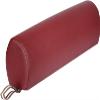 MASTER HEALTH PRODUCT Massage Bolster,Pillow Cushion Pillow, PU Upholstery, 100% Memory Foam, for Massage/Spa/Beauty/Tattoo/Back Pain Relief (Burgundy, 6" 3/4-round) view 1