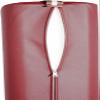 MASTER HEALTH PRODUCT Massage Bolster,Pillow Cushion Pillow, PU Upholstery, 100% Memory Foam, for Massage/Spa/Beauty/Tattoo/Back Pain Relief (Burgundy, 6" 3/4-round) view 2