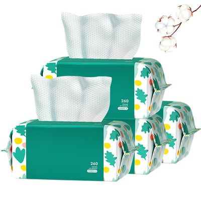 400 Count Disposable Face Towel Soft Faces Clean Towel 100% Cotton Face Tissues Extra Thick Extra Large Lint-free Facial Cleansing Tissue For Sensitive Skin Makeup Remover Facial Cleansing