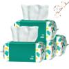 400 Count Disposable Face Towel Soft Faces Clean Towel 100% Cotton Face Tissues Extra Thick Extra Large Lint-free Facial Cleansing Tissue For Sensitive Skin Makeup Remover Facial Cleansing view 1