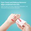 400 Count Disposable Face Towel Soft Faces Clean Towel 100% Cotton Face Tissues Extra Thick Extra Large Lint-free Facial Cleansing Tissue For Sensitive Skin Makeup Remover Facial Cleansing view 3
