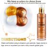 Body Shimmer Oil 100ml, Long Lasting Moisturizing Face & Body Luminizer, Waterproof Liquid Illuminator, Shimmer Glitter Oil Highlighter (#04 Golden Brown) view 2