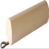 MASTER HEALTH PRODUCT Massage Bolster,Pillow Cushion Pillow, PU Upholstery, 100% Memory Foam, for Massage/Spa/Beauty/Tattoo/Back Pain Relief (Cream, 6" 3/4-round) view 1