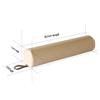 MASTER HEALTH PRODUCT Massage Bolster,Pillow Cushion Pillow, PU Upholstery, 100% Memory Foam, for Massage/Spa/Beauty/Tattoo/Back Pain Relief (Cream, 6" 3/4-round) view 2