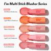 I'M MEME Blusher - I'm Multi Stick 003 Blurry Nude | Easy Blendable Cream Blush for Natural Look, Multi Blush Stick for Cheek Tint, Face Contour Makeup, and Face Blush, For Beginners, Makeup Stuff view 3