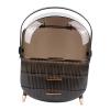 Duiaynke Makeup Organizer Dustproof Display Rack Cosmetic Storage for Creams Jewelry Perfume (Black) view 3