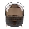 Duiaynke Makeup Organizer Dustproof Display Rack Cosmetic Storage for Creams Jewelry Perfume (Black) view 4