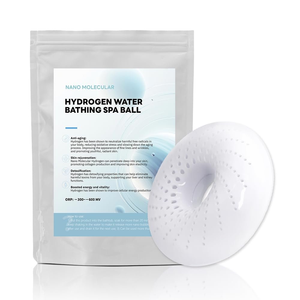 Hydrogen Bath Ball Tablets Bombs H2 Rich Water Bathing Soak Kit Molecular Hydrogenation Water SPA-Reusable 10 Times