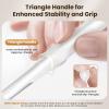 COSYLIFE Dermaplaning Tool for Face Eyebrow Razor, Includes 2 Dual End Razors and 20 Blade Refills Exfoliating Face Razors for Women Facial Razor for Peach Fuzz and Eyebrow Starter Kit view 4