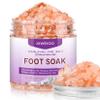 XIWEIOO Himalayan Pink Foot Soak Salt Tea Tree Oil Foot Soak Kit, Lavender For Toenail Repair, Athletes Foot, Softens Calluses, Soothes Sore & Tired Fee view 1