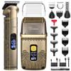Hatteker Professional Hair Clipper Electric Razor Foil Shavers for Men Body Nose Ear Hair Grooming Kit with Triple Blades Cordless Waterproof view 1