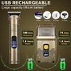 Hatteker Professional Hair Clipper Electric Razor Foil Shavers for Men Body Nose Ear Hair Grooming Kit with Triple Blades Cordless Waterproof view 4