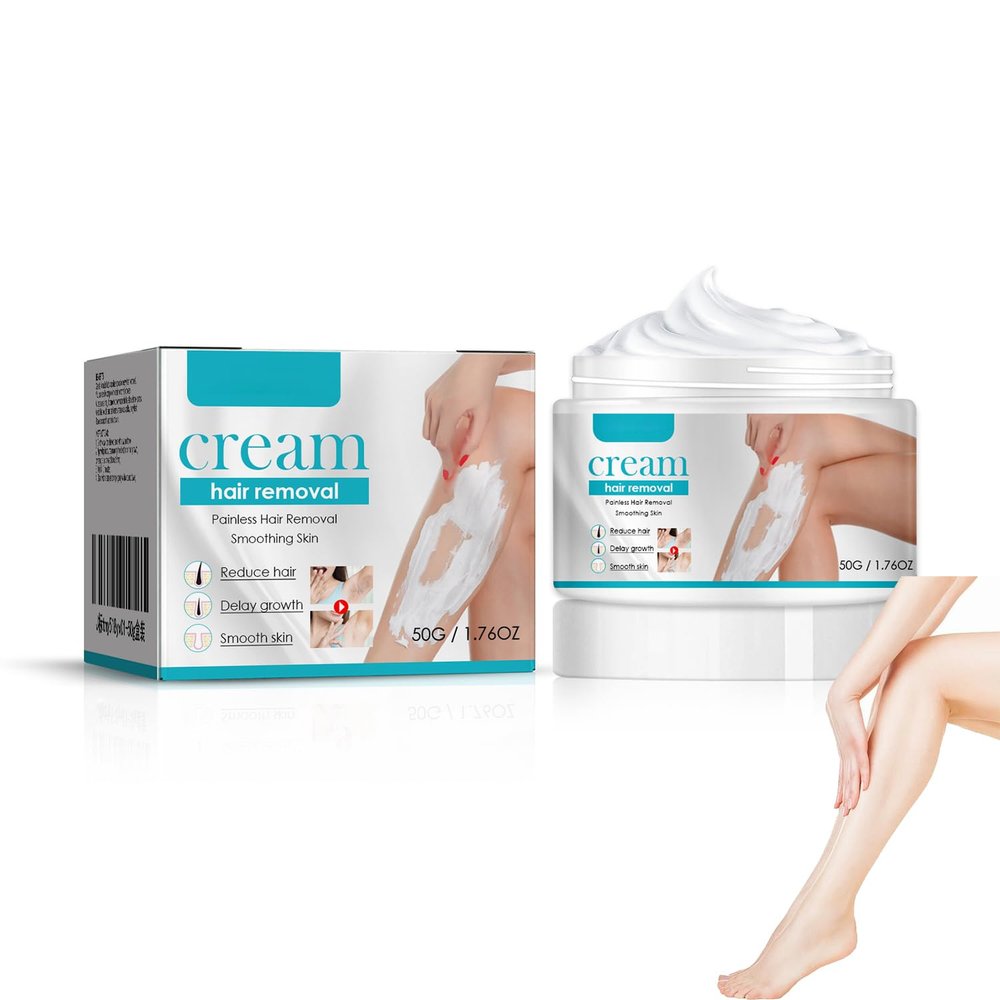 Wenrny Body Hair Removal Cream for Women,2.02 fl oz Women Hair Removal Butter,Painless Female Body Depilatory Cream,Gentle Body Hairs Removal Lotion for Legs Arms Underarms (C-1.7Oz)