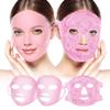 my novel things Silicone Face Mask Cover and Ice Face Pack Mask, Cooling Hot Eye Face Compress Reusable Skin Care Set for Women Acid Puffiness Relief Swelling Migraine Beauty Spa Essentials view 1