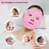 my novel things Silicone Face Mask Cover and Ice Face Pack Mask, Cooling Hot Eye Face Compress Reusable Skin Care Set for Women Acid Puffiness Relief Swelling Migraine Beauty Spa Essentials view 3