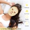 my novel things Face Ice Pack and 2 Packs Silicone Face Mask Cover, Full Facial Frozen Masks Hot Cold Face Compress Reusable Skin Care Set for Women for Puffiness Swelling Relief Beauty Spa Essentials view 2