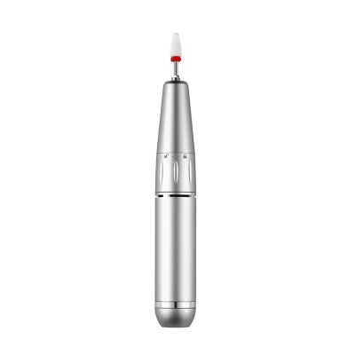 NinthAvenue Basics Electric Nail Drill Professional Electric Nail Drill Machine for Gel Polishing, 30000Rpm Nail Drill Setfor Acrylic Nails Gel Nails, Nail Drill Pen (Bianco A).