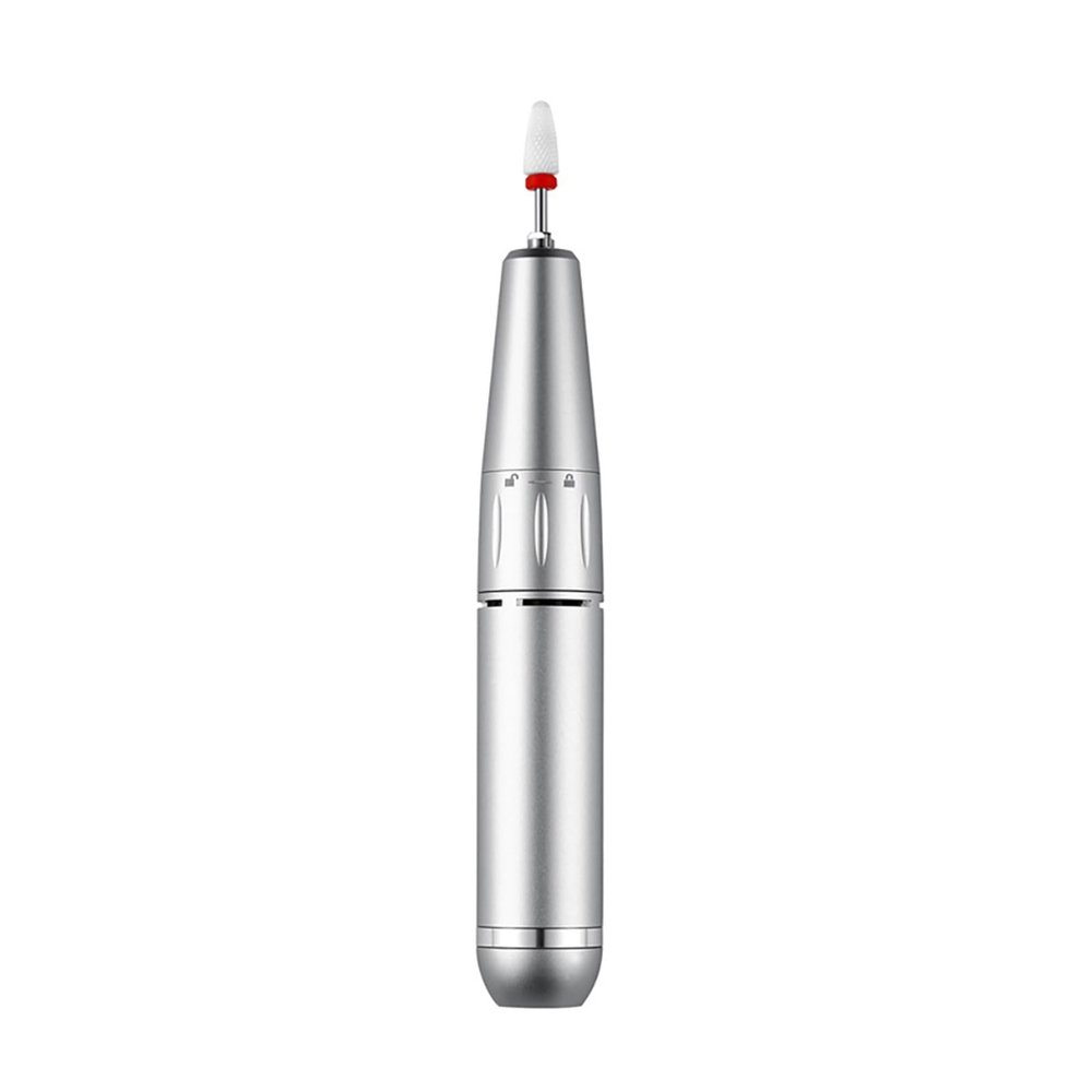 NinthAvenue Basics Electric Nail Drill Professional Electric Nail Drill Machine for Gel Polishing, 30000Rpm Nail Drill Setfor Acrylic Nails Gel Nails, Nail Drill Pen (Bianco A).