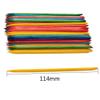 BFLCTTBD 100 Pcs Finger Nail Wooden Sticks Wood Nail Sticks Double Sided Multi Functional Cuticle Pusher Manicure Pedicure Tools for Home Salon view 2