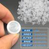 1000pcs Tattoo Ink Cups - Rayyl Tattoo Ink Cups with Base #11mm Clear Plastic Pigment Cups Disposable Tattoo Ink Caps Cups Container Cups for Tattoo Ink and Pigment... (1000pcs-11mm) view 2
