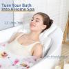 Luxury Bath Cushion, Full Body Bathtub Pillow with 160 Suction Cups, Bath Mat for Head and Neck Support, with Laundry Bag (White, 56.2" x 16.2") view 4