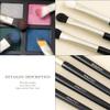 BAZNY Eyeshadow Brush Set, 9 Pcs Professional Eye Makeup Brushes for Eyeshadow Eyeliner Eyebrow Concealer Blending and Shading, Premium Soft Synthetic Bristles and Wood Handle view 4