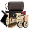 Beard Care Kit Gifts for Men, 9 Pcs Beard Grooming Kit, Beard Club Kit is a Unique Men's Gifts for Dad Husband Boyfriend, Father's Day Anniversary Birthday Wedding Christmas Gift Ideas for Him Boss view 1