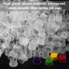 Rayyl 1000Pcs Tattoo Ink Caps Cups#14mm - Tattoo Ink Cups with Base Clear Plastic Pigment Cups Disposable Tattoo Ink Caps Cups Container Cups for Tattooing... (1000pcs-14mm) view 2