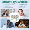 Dansib 60 Pcs Disposable Steam Eye Mask Bulk for Dry Eyes Self Heating Eye Mask for Spa Sleep Warm Compress Stress Dark Circle Relief Puffiness and Relaxation Gifts (Unscented) view 4