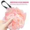 FOMIYES 4pcs Large Bath Loofahs Exfoliating Shower Scrubbers for Gentle Cleansing and Skin Bathing Accessories for Family Use view 3