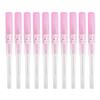 VNisenllc Body Piercing Needles I.V. Catheter Cannula Ear Nose Septum Navel Sterile Piercing Needles Tattoo Tool, 10pcs 20G Pink view 1
