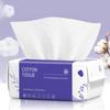 Disposable Face Towel 100 Count, Face Towels, Soft Cotton Dry Wipes Facial Cloths Towelettes for Washing and Drying, Facial Tissue for Cleansing, Skincare and Makeup Remover view 1