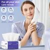 Disposable Face Towel 100 Count, Face Towels, Soft Cotton Dry Wipes Facial Cloths Towelettes for Washing and Drying, Facial Tissue for Cleansing, Skincare and Makeup Remover view 4