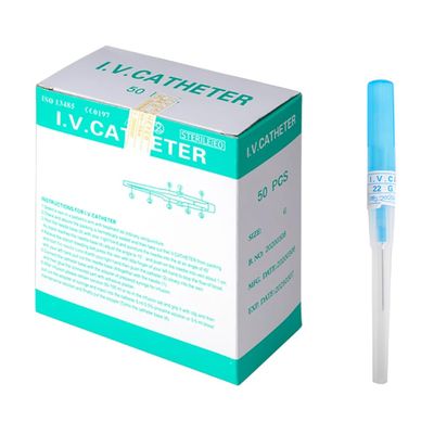 VNisenllc Body Piercing Needles I.V. Catheter Cannula Ear Nose Septum Navel Sterile Piercing Needles Tattoo Tool, 50pcs 20G Pink