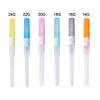 VNisenllc Body Piercing Needles I.V. Catheter Cannula Ear Nose Septum Navel Sterile Piercing Needles Tattoo Tool, 50pcs, 18G Turquoise view 3