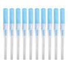 VNisenllc Body Piercing Needles I.V. Catheter Cannula Ear Nose Septum Navel Sterile Piercing Needles Tattoo Tool, 10pcs 22G Blue view 1