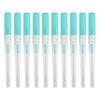 VNisenllc Body Piercing Needles I.V. Catheter Cannula Ear Nose Septum Navel Sterile Piercing Needles Tattoo Tool, 10pcs, 18G Turquoise view 1